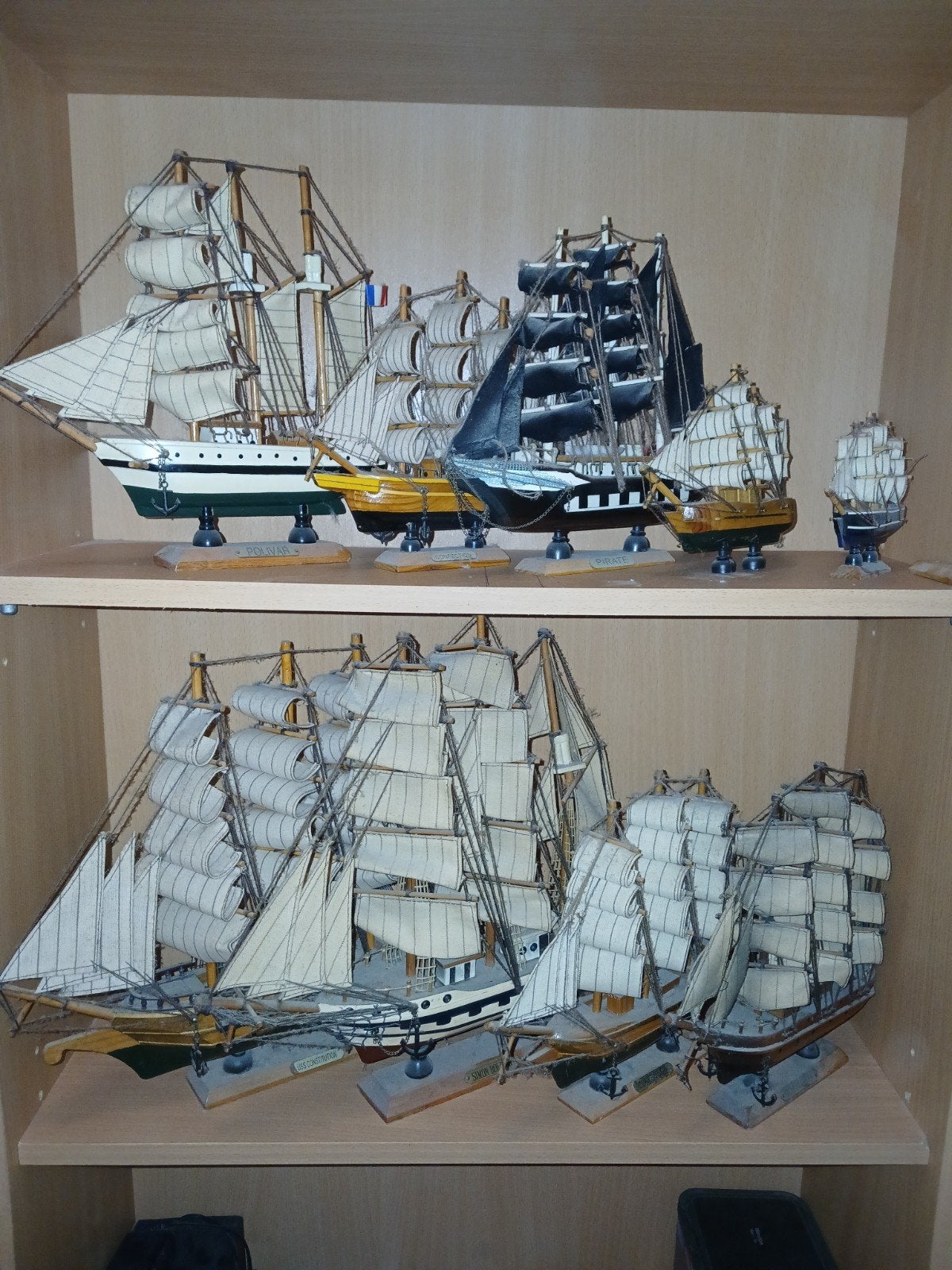 Verzameling modelbouw schepen (einde hobby), Ophalen, Gebruikt