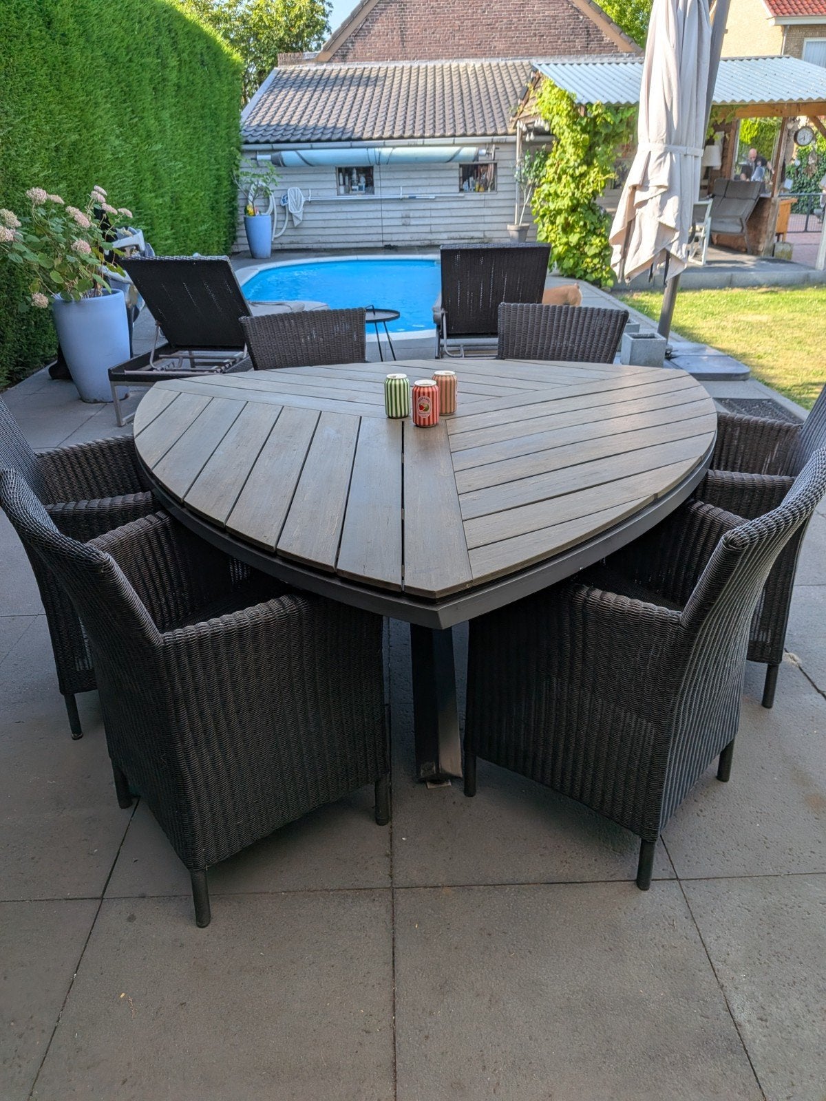 mooie tuinset, Tuin en Terras, Tuinsets en Loungesets, Ophalen, Zo goed als nieuw