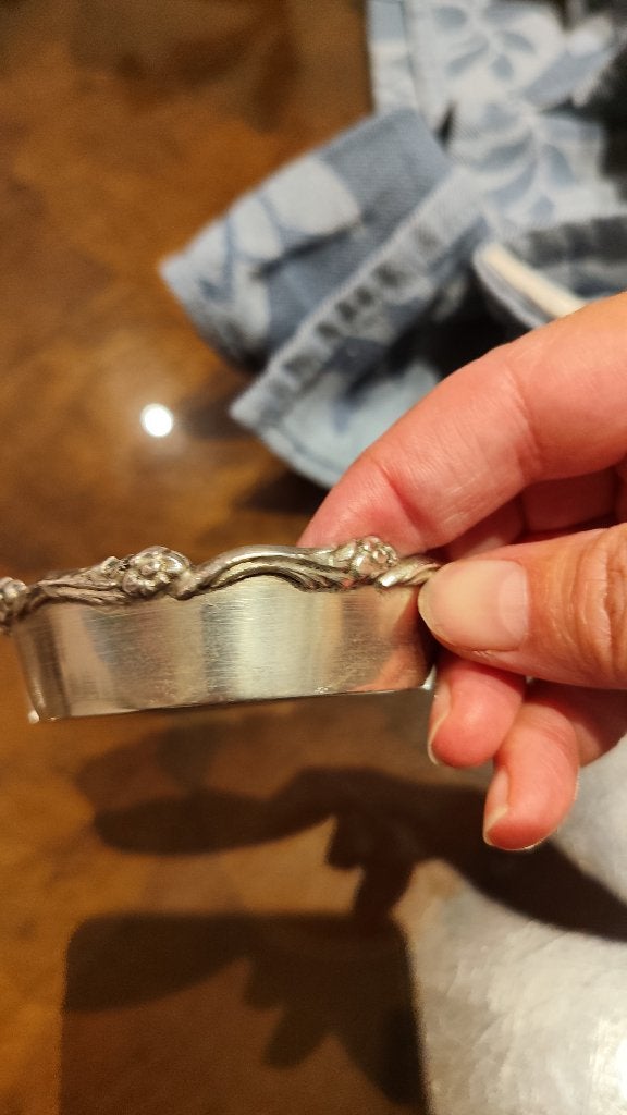 Prachtig Antiek Egyptisch Zilveren Schaaltje, Antiek en Kunst, Ophalen of Verzenden, Zilver