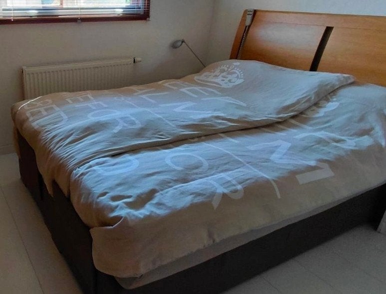 Swiss Sense boxspring 140x200 - verstelbaar, Ophalen, Bruin, Tweepersoons, 140 cm