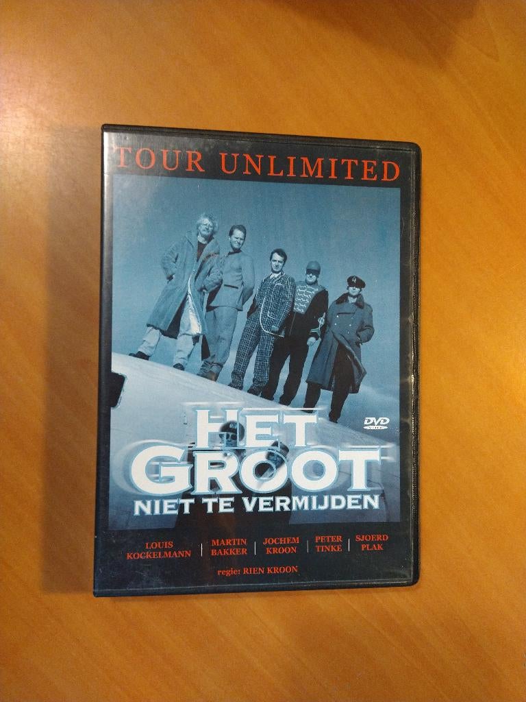 DVD Het Groot Niet Te Vermijden - Tour Unlimited 1999-2001, Cd's en Dvd's, Alle leeftijden, Ophalen of Verzenden, Zo goed als nieuw