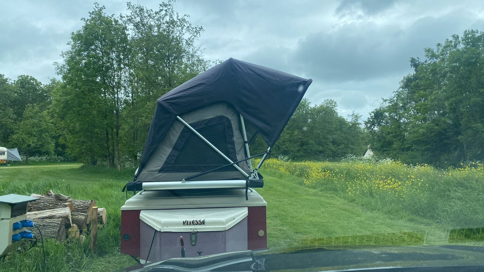 Super Sheepie Jimba Jimba 2.0 daktent (uitstekende staat)., Caravans en Kamperen, Ophalen, Zo goed als nieuw, Tot en met 2