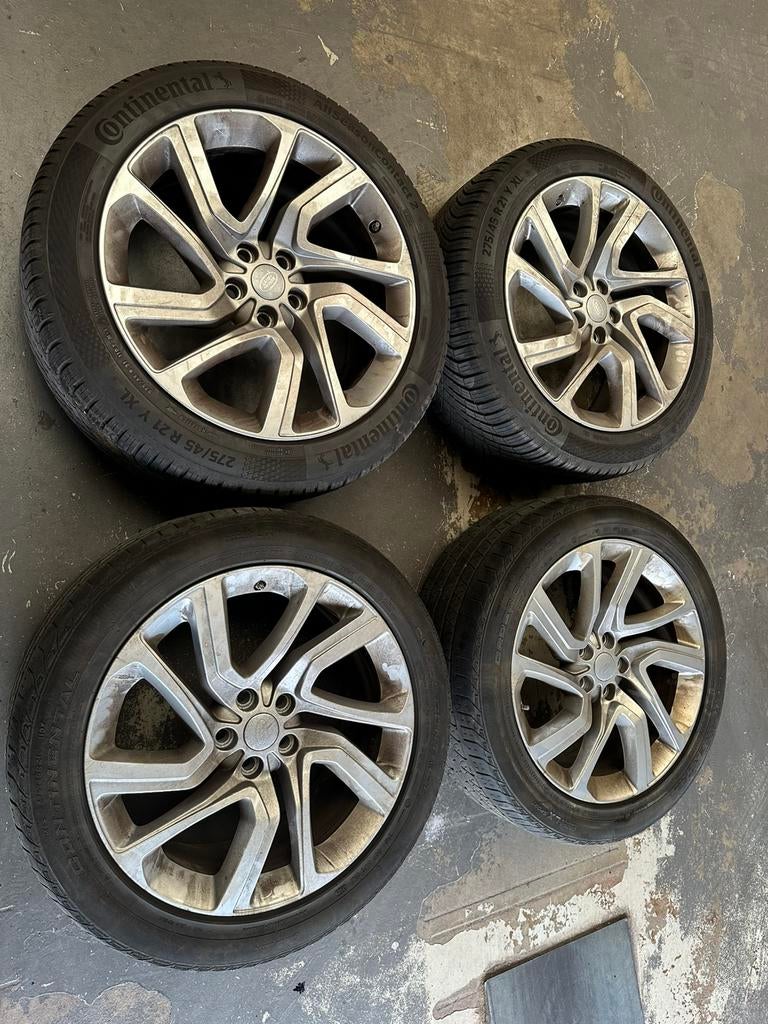 Range rover sport 21 inch velgen set origineel nieuwstaat, Ophalen of Verzenden, Rover, Spatbord