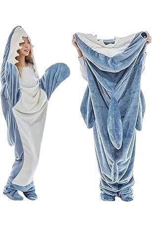 Flanellen haai slaapzak/onesie S. Nieuw. Zie omschrijving., Ophalen of Verzenden, Nieuw