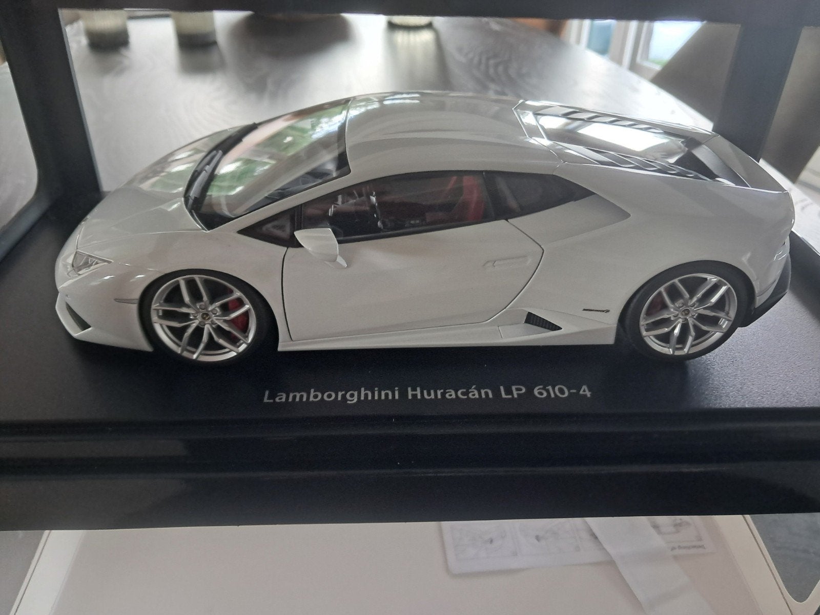 Lamborghini Huracan LP610-4 Zie beschrijving!, Hobby en Vrije tijd, Ophalen of Verzenden, Zo goed als nieuw, Auto, Autoart