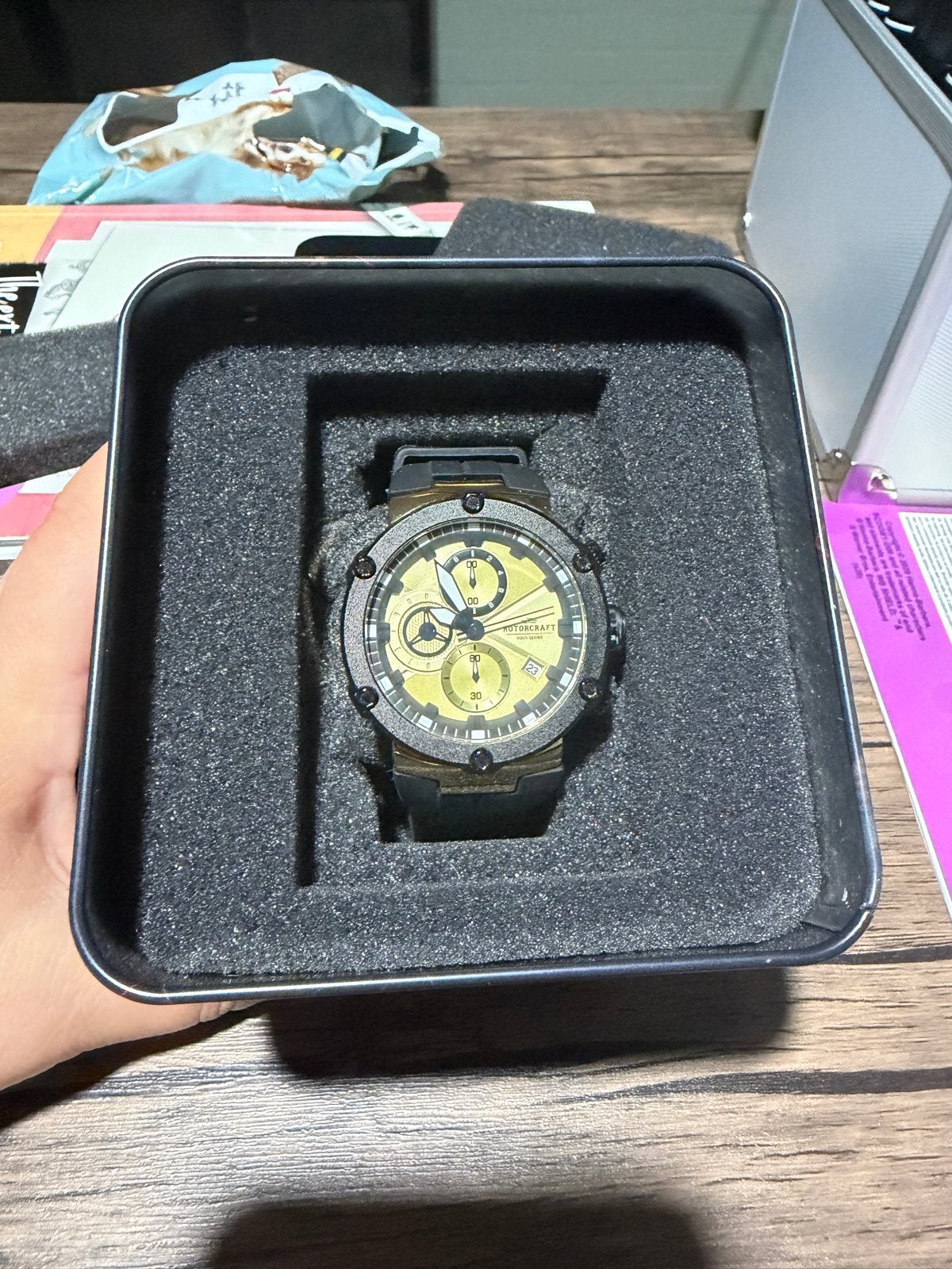 Rotorcraft Rock Series RC6204 Herenhorloge - Zo goed als nie, Overige merken, Staal, Polshorloge, Kunststof