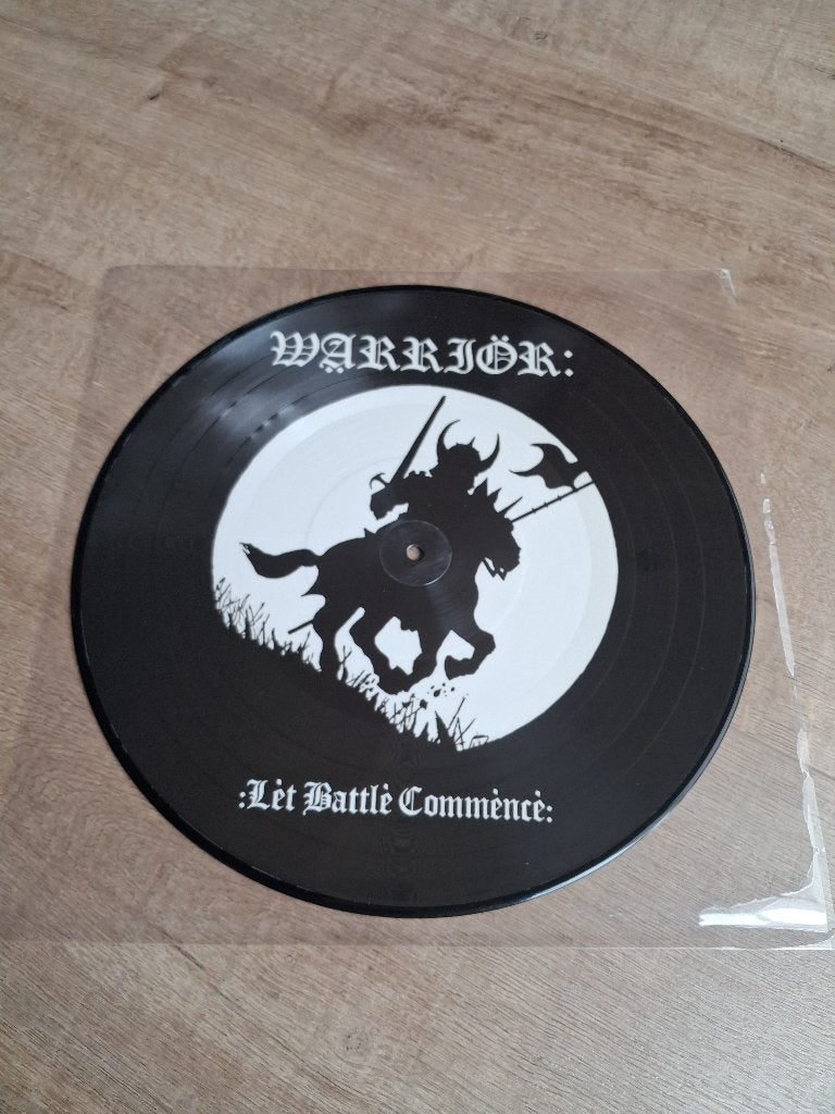 WARRIOR - Let Battle Commence  (Picture Disc) - NWOBHM, LP, Heavy metal, Ophalen of Verzenden, Zo goed als nieuw