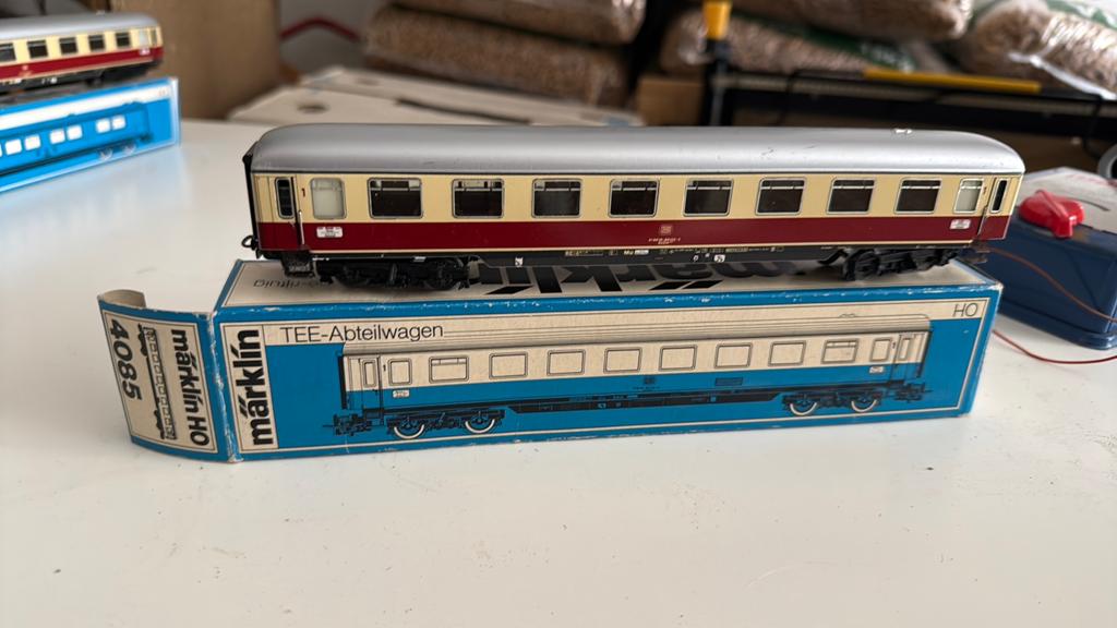 Märklin HO 4085 TEE-Abteilwagen, Wisselstroom, Gebruikt, Wagon, Ophalen of Verzenden