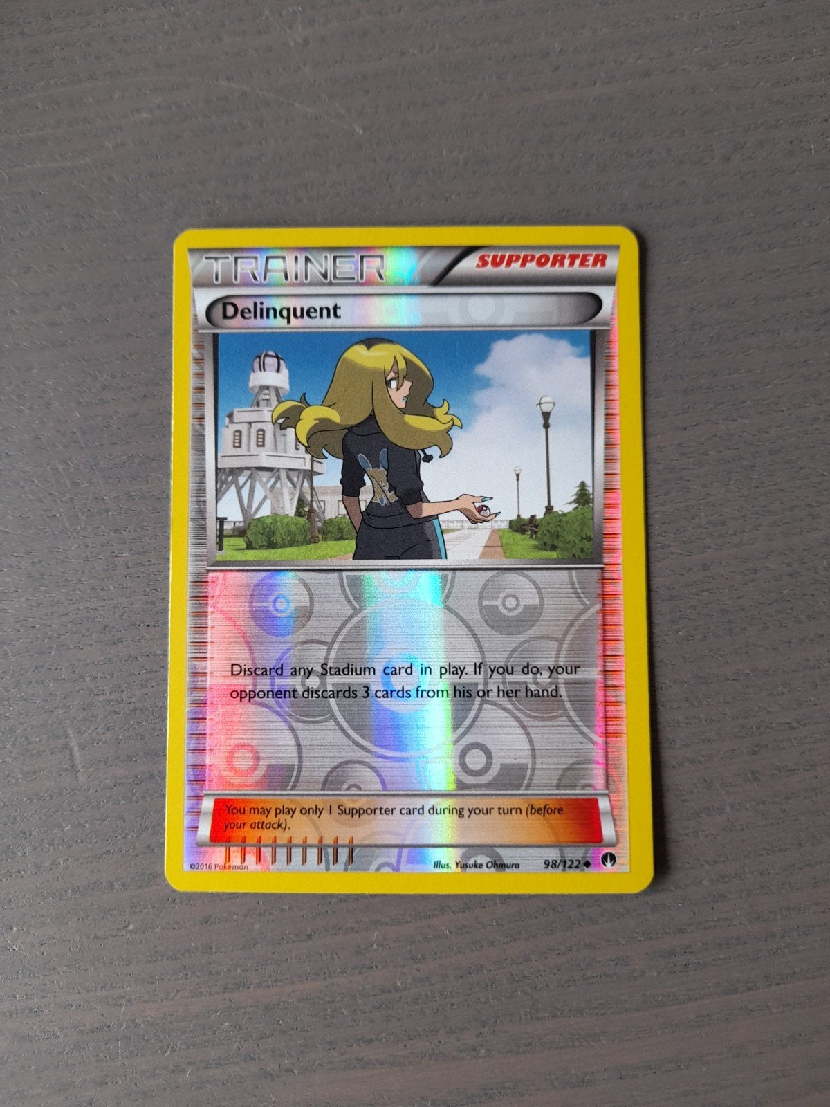 Breakpoint 98/122 delinquent reverse, Ophalen of Verzenden, Gebruikt, Losse kaart, Foil