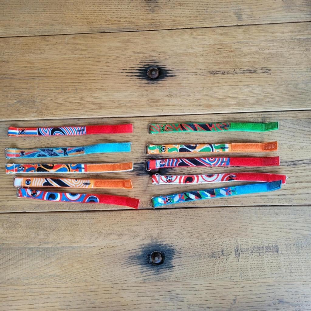set van 10 EK Juichbandjes (Plus '12) - Voor de verzamelaar!, Ophalen of Verzenden, Nieuw, Buitenlandse clubs, Overige typen