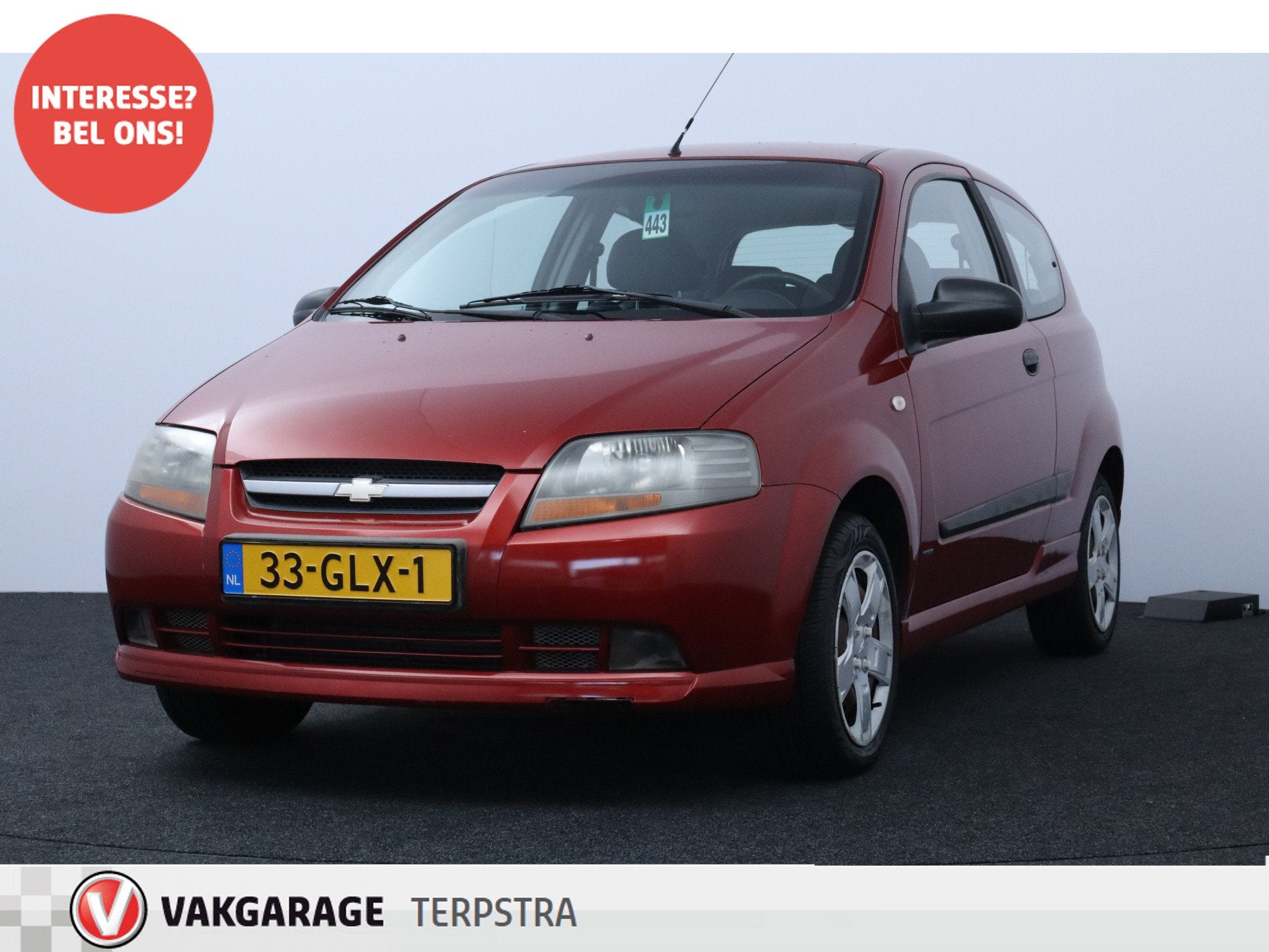 Chevrolet Kalos 1.2 Spirit/ APK tot 10-2027/ Airco/ 71.000 k, Auto's, Voorwielaandrijving, 1150 cc, Stof, Zwart