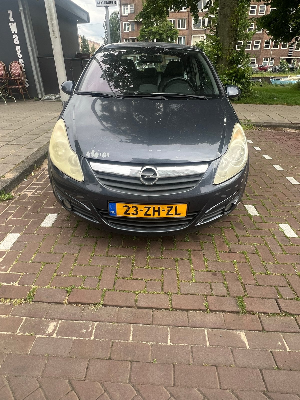 Opel Corsa 1.4 16V 5D 2008 Grijs, Voorwielaandrijving, 1063 kg, 4 cilinders, 49 €/maand