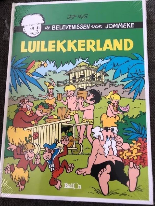 Luilekkerland Jommeke hardcover c10, Eén stripboek, Ophalen of Verzenden, Zo goed als nieuw