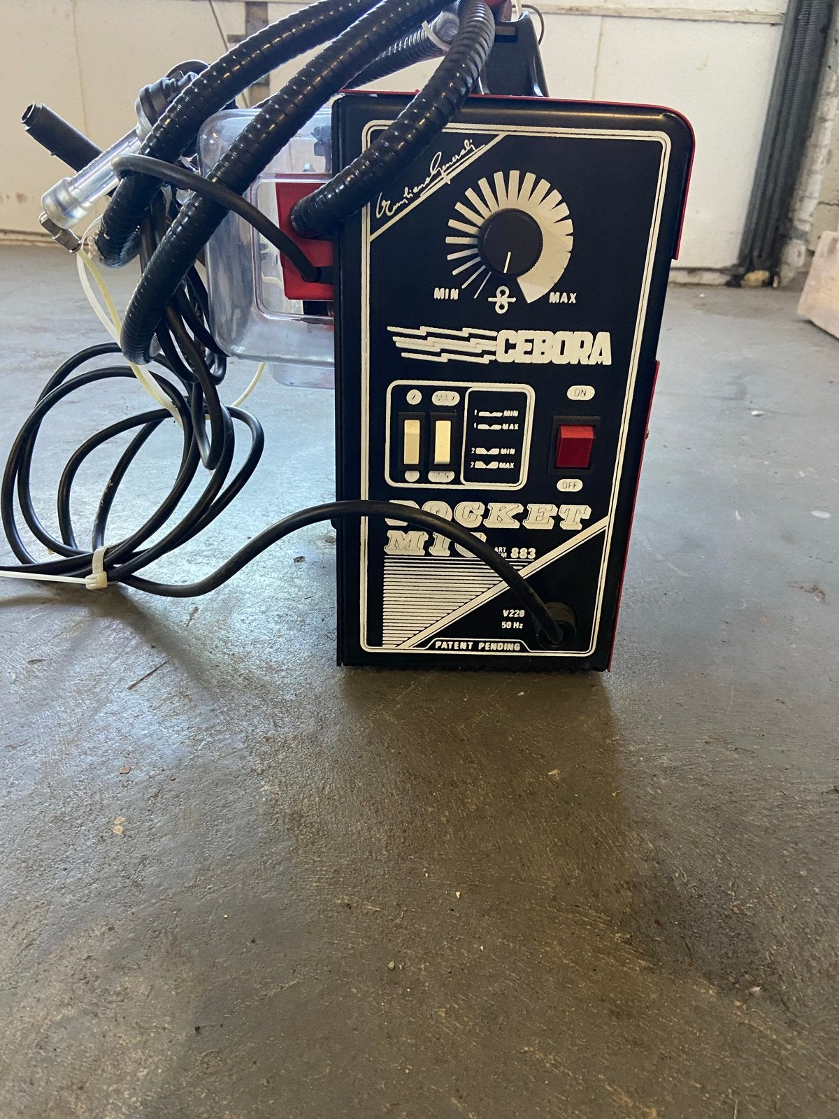 Cebora Pocket Mig 883 lasapparaat met gasfles, Ophalen of Verzenden, Gebruikt, Minder dan 150 ampère, Co2