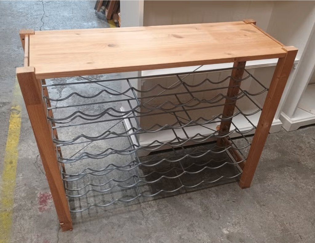 Wijnrek 89x30x73cm hoog, Ophalen, Gebruikt, ., .