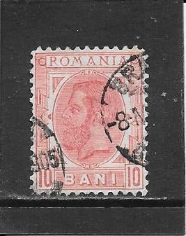Roemenië Karel I (1), Ophalen of Verzenden, Overige landen, Gestempeld