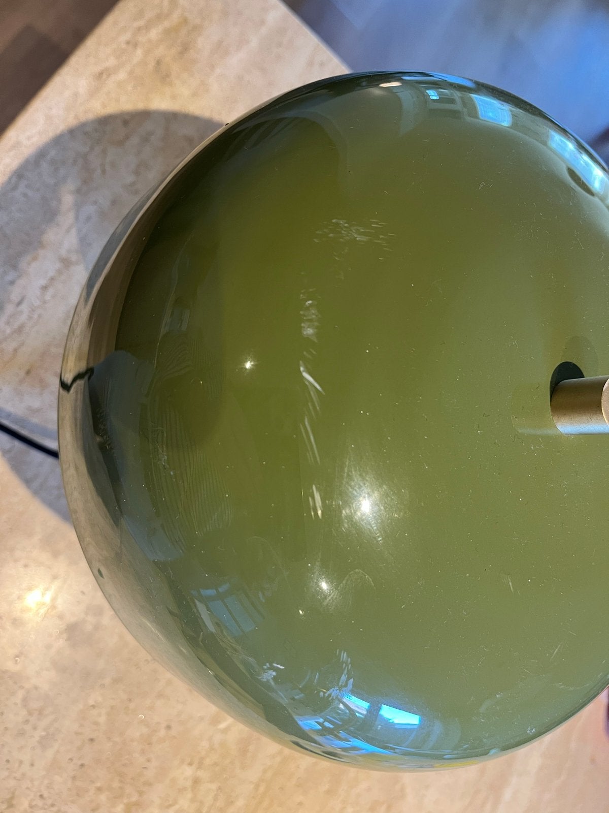Sissy Boy Cupola tafellamp groen, Ophalen, Gebruikt, Overige merken, Groen