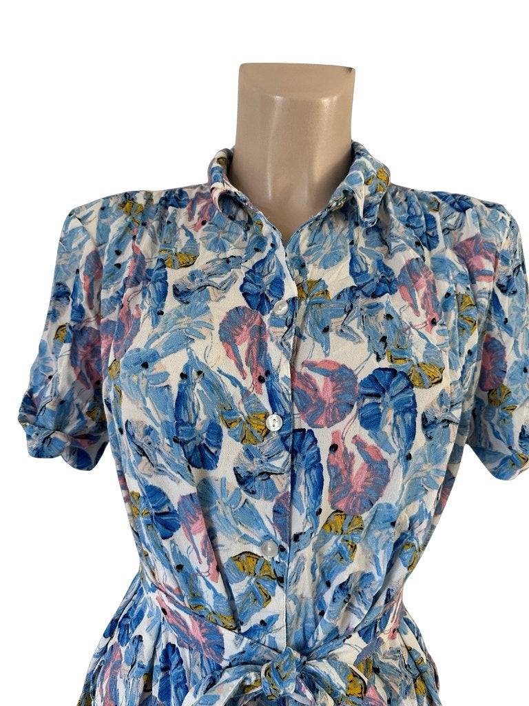 Fabienne Chapot jurk S, Maat 38/40 (M), Blauw, Ophalen of Verzenden, Zo goed als nieuw