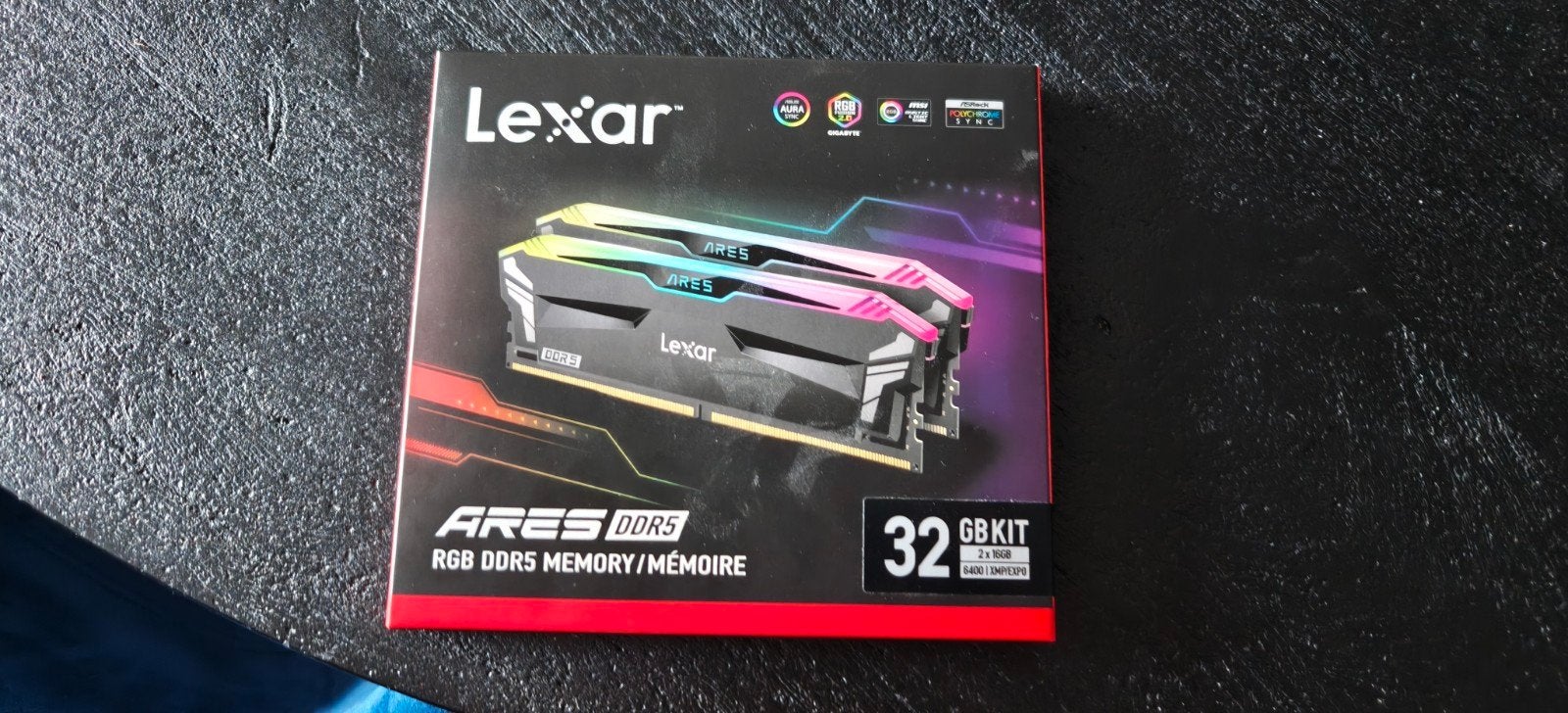 Lexar ARES DDR5 RGB RAM 32GB Kit (2x16GB), Computers en Software, RAM geheugen, 32 GB, Nieuw, Ophalen of Verzenden, Desktop