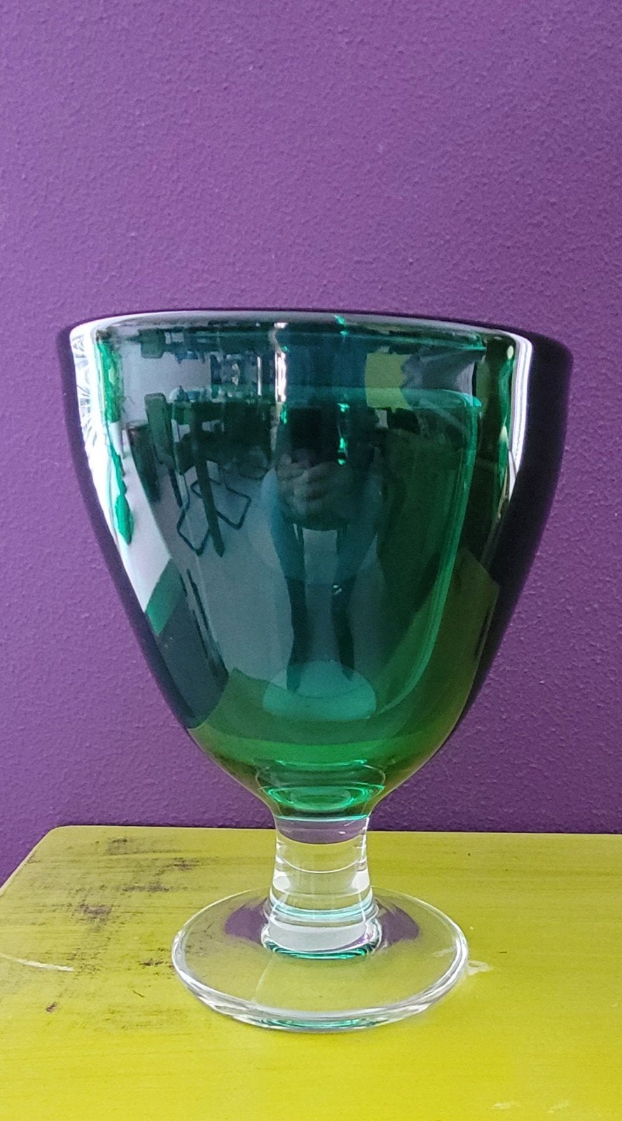 Groene Vaas van Glas Galerie Willingen Duitsland
Glas handge, Antiek en Kunst, Ophalen of Verzenden