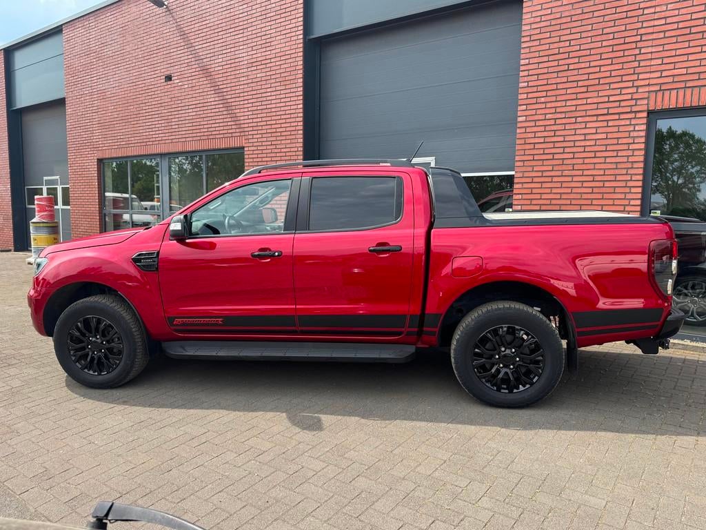 Ford Ranger 2.0 EcoBlue Wildtrak Supercab Cruise Carplay, Auto's, Automaat, Gebruikt, 4 cilinders, Leder en Stof