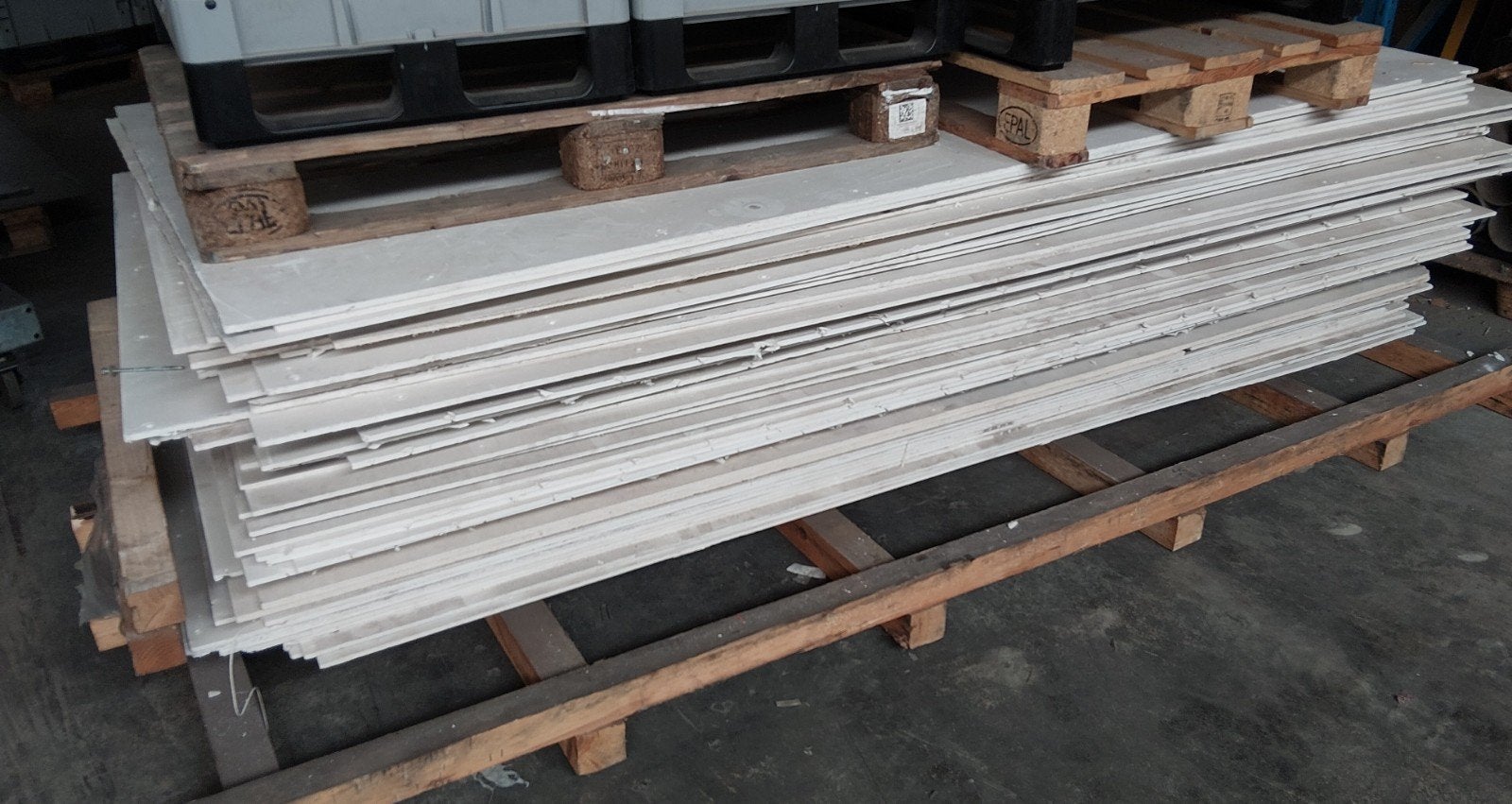 Platen 2500x1200x8 mm promat brandwerend, Doe-het-zelf en Verbouw, Metalen, Ophalen, Gebruikt