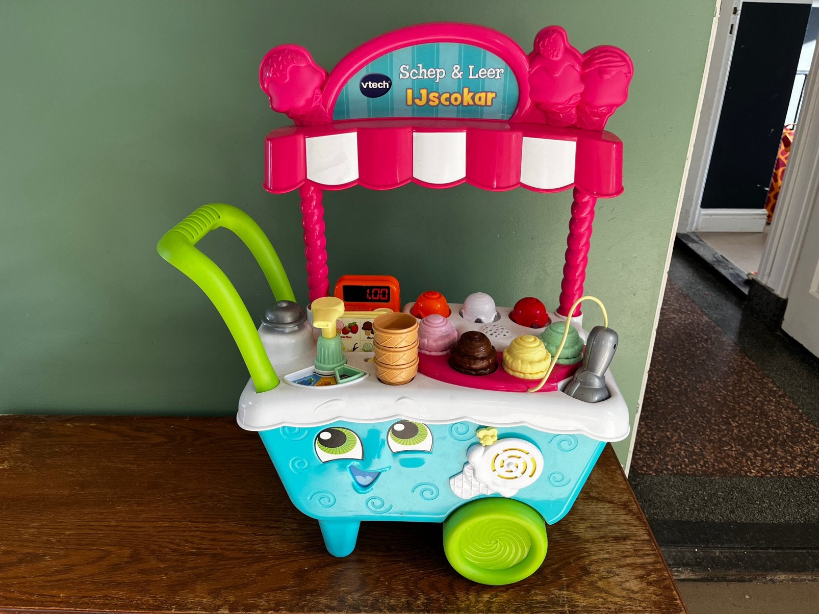 Vtech interactieve ijscokraam, Kinderen en Baby's, Ophalen, Zo goed als nieuw