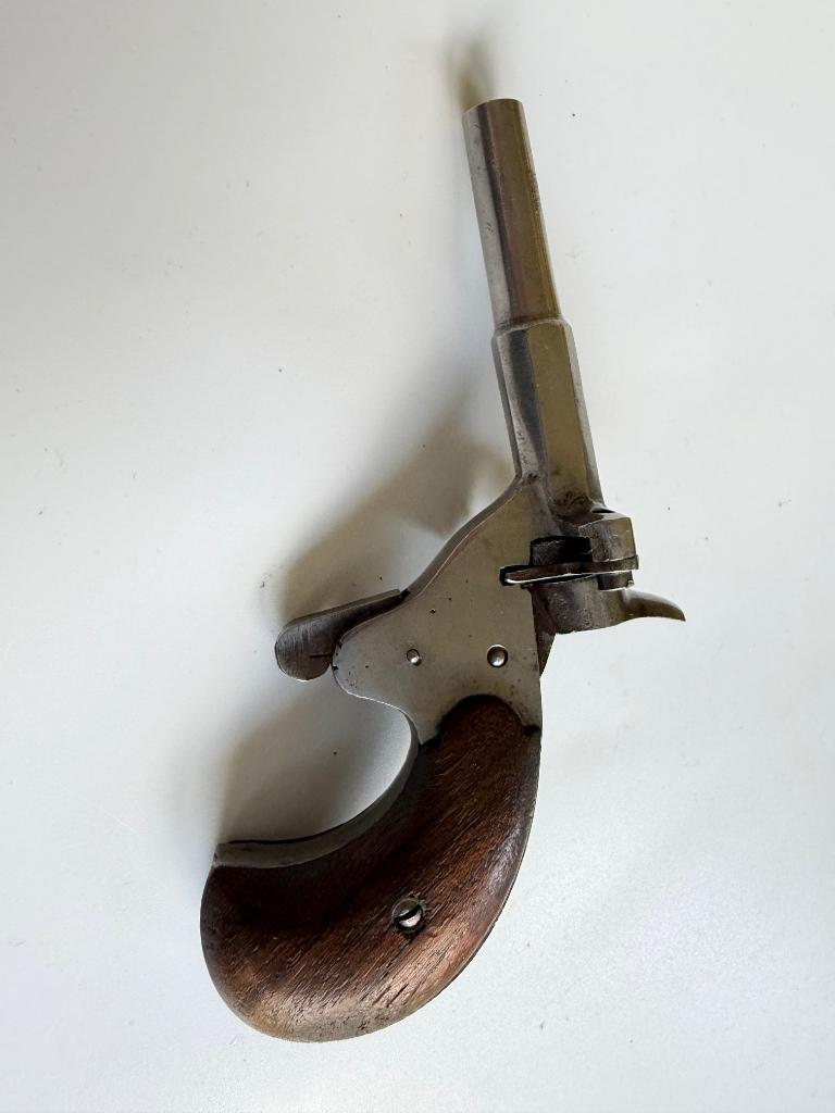 Vrijgesteld Antiek Duits 6mm Flobert pistooltje zwartkruit, Ophalen of Verzenden