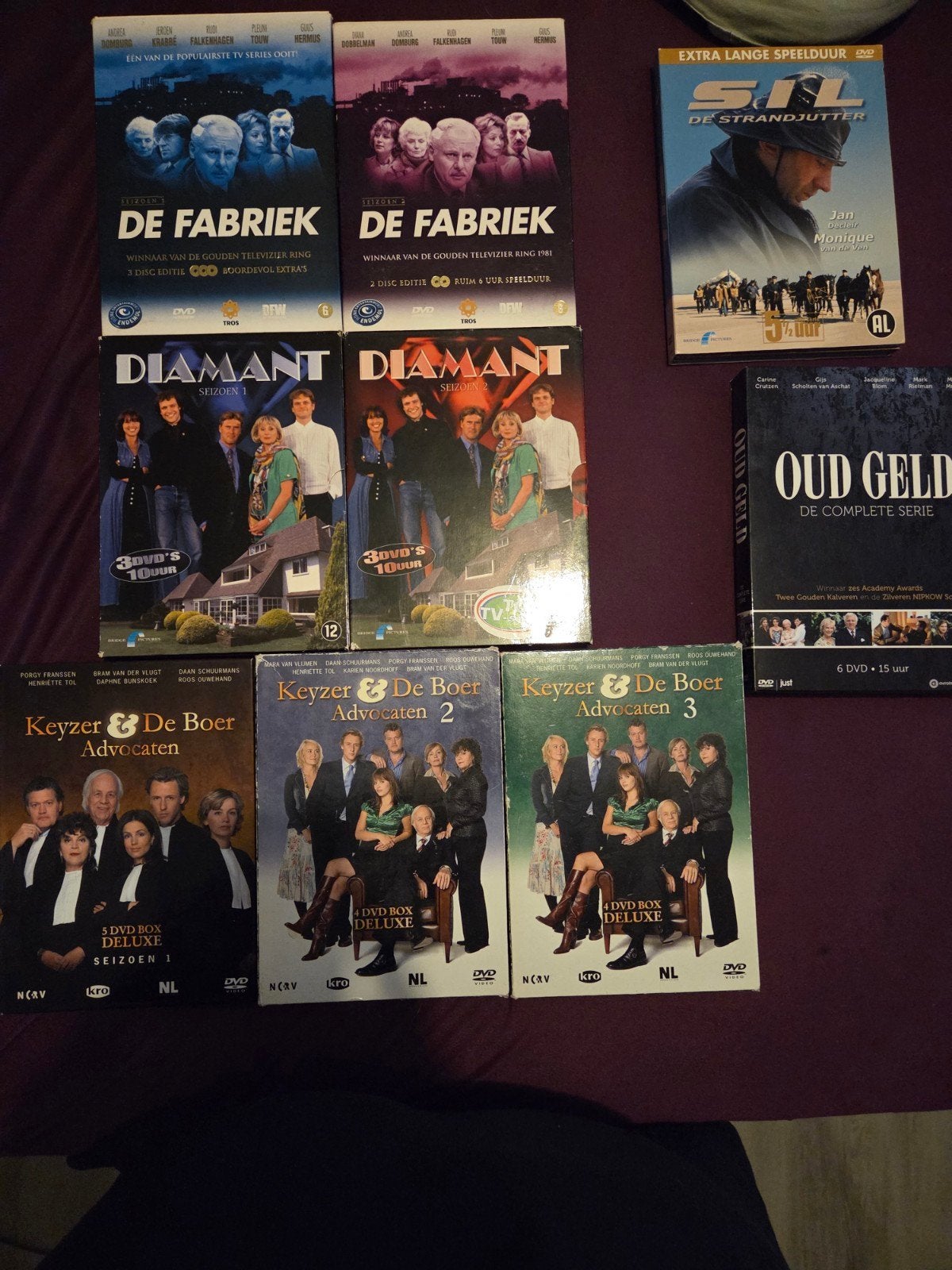 5 x NL TV serie complete serie's diamant oud geld de fabriek, Alle leeftijden, Nederlands, Digipak, Drama