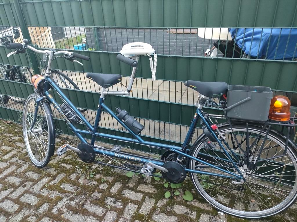 Mooie Vittorio tandem - Klaar voor avontuur!, Fietsen en Brommers, Gebruikt, 51 tot 55 cm, Meer dan 20 versnellingen, Vittorio