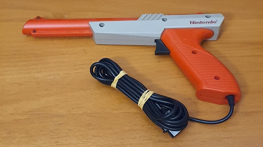 Nintendo NES Zapper Light Gun | LightGun, 1 speler, Ophalen of Verzenden, Gebruikt, Vanaf 3 jaar