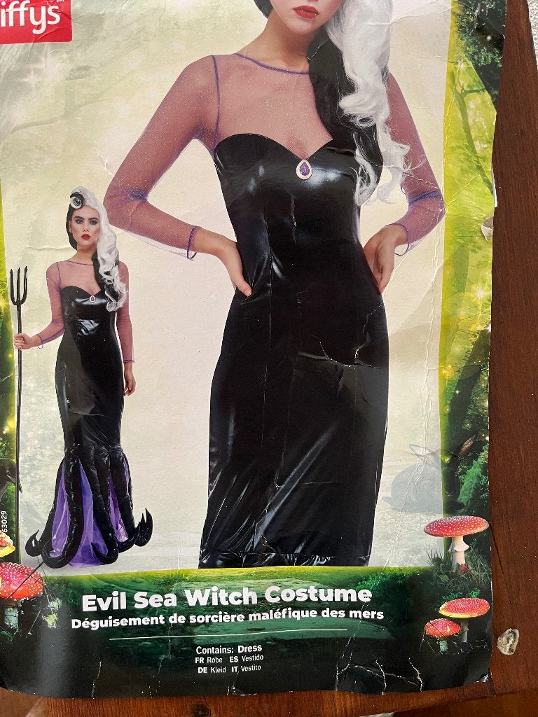 Ursula Kostuum - Evil Sea Witch - Heks Maat M, Kleding | Dames, Carnavalskleding en Feestkleding, Maat 38/40 (M), Smiffys, Nieuw