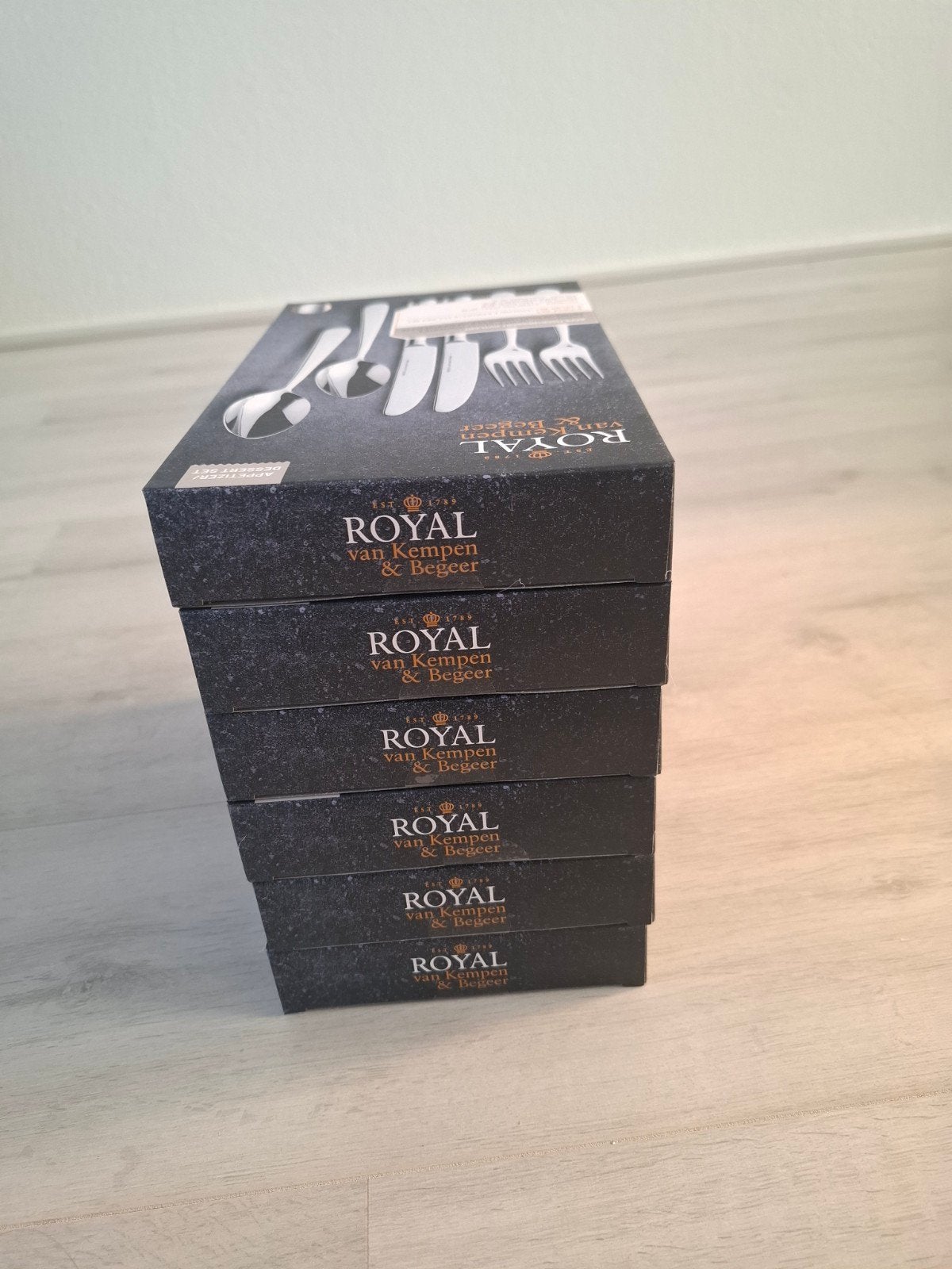 6x Royal van Kempen & Begeer 6-delige bestekset, Huis en Inrichting, Royal Van Kempen & Begeer, Bestekset, Overige typen, Nieuw