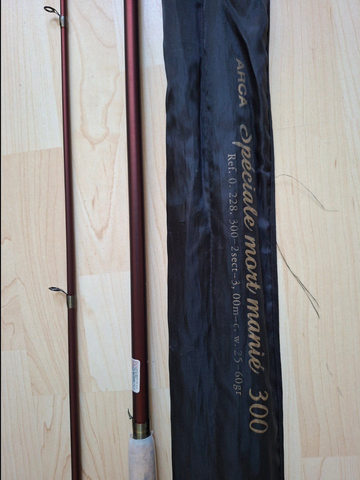 karper of zeebaars hengel, Ophalen, Nieuw, Werphengel