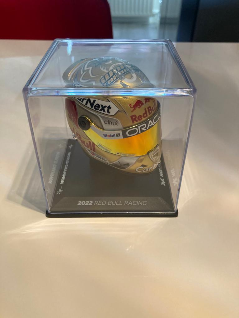 Max Verstappen helm 1/4 world champion 2022, Ophalen of Verzenden, Nieuw, Formule 1