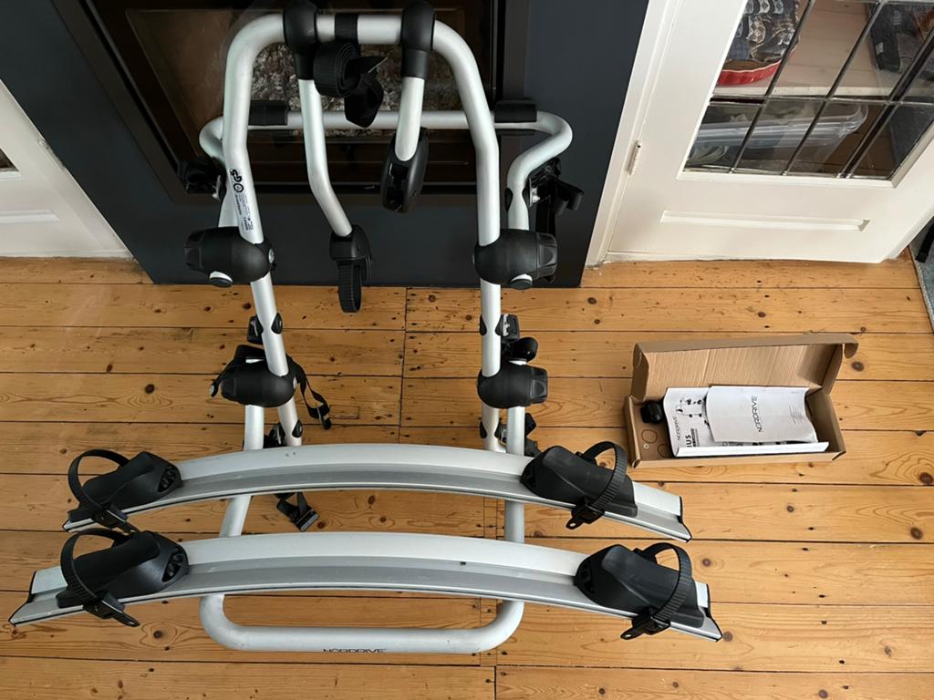 Nordrive Radius 2 achterklep fietsendrager, Gebruikt, Elektrische fiets, 2 fietsen, Achterklepdrager