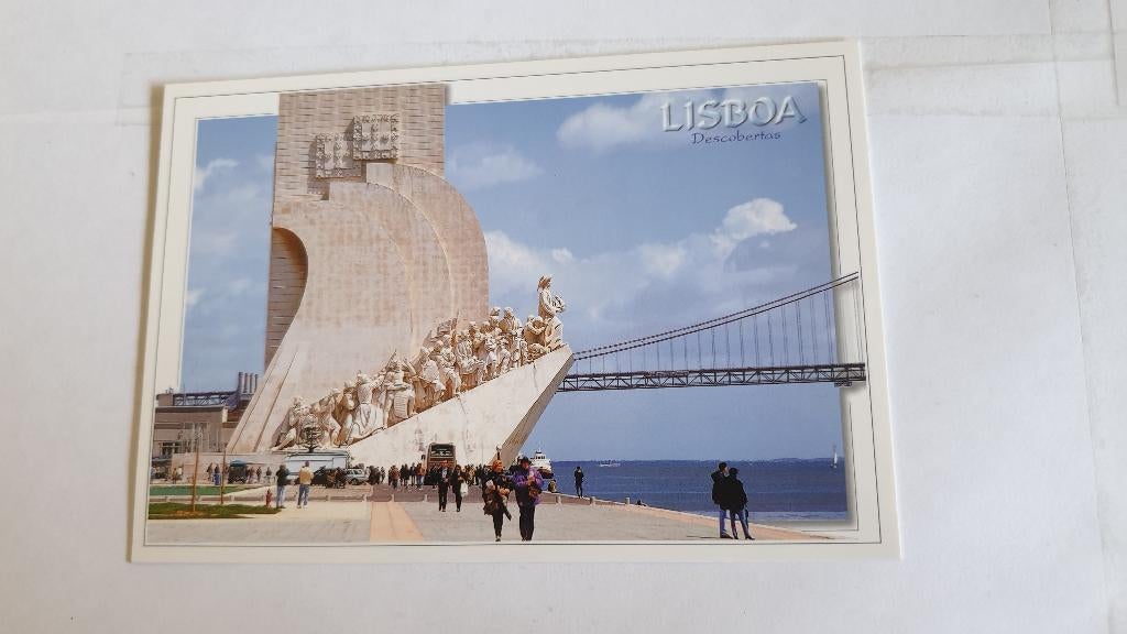1422 portugal lissabon monumento das descobertas, Verzenden, 1980 tot heden, Overig Europa