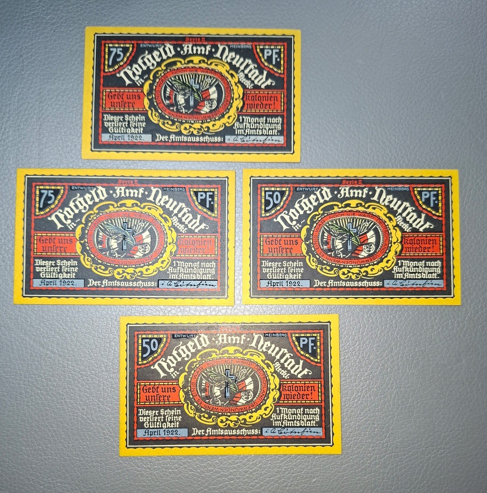 Duits Notgeld Neustadt Noodgeld, Ophalen of Verzenden, Duitsland