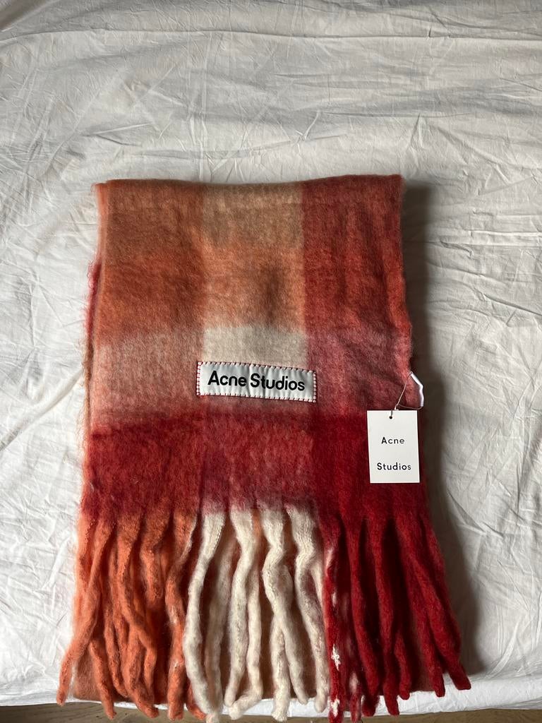 Acne Studios Geruite Sjaal - Nieuw met labels, Ophalen of Verzenden, Nieuw, Sjaal