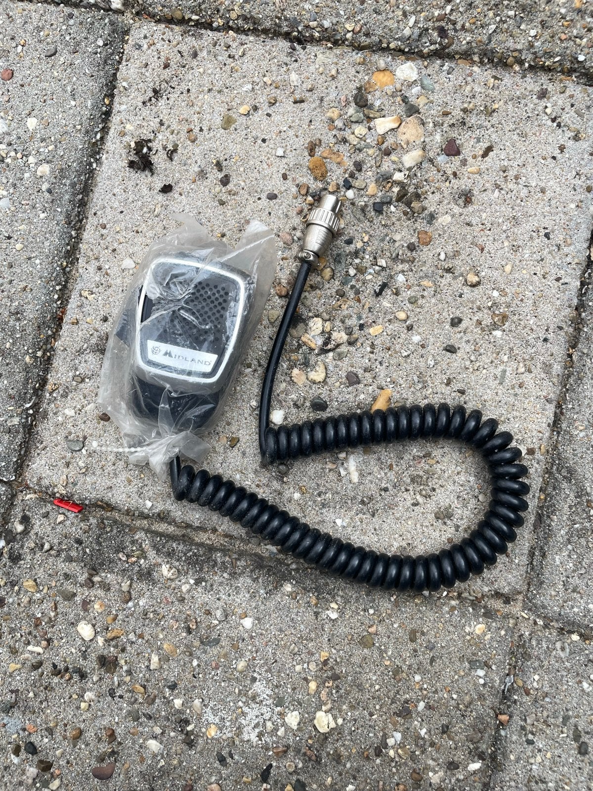 Midland Microfoon voor Portofoon/Walkie-talkie, Ophalen of Verzenden, Gebruikt, Minder dan 2 km, Toebehoren