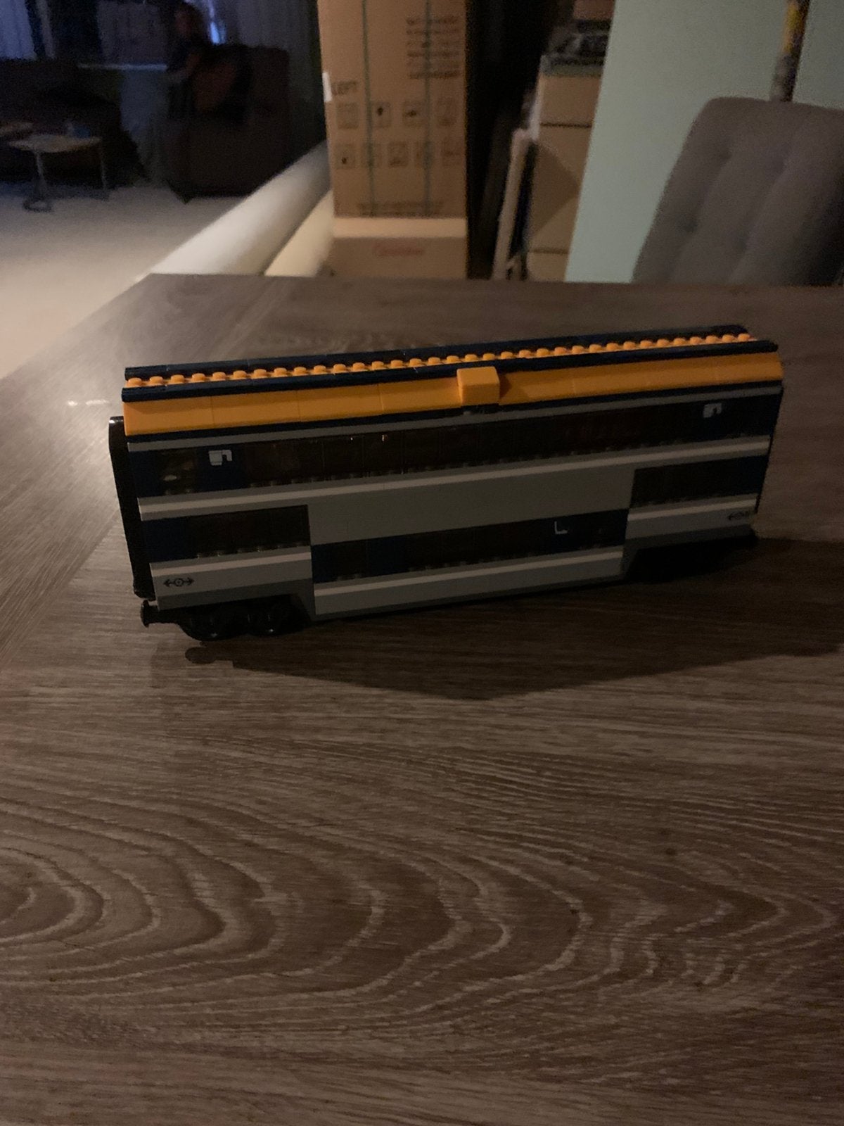 Lego trein wagon, mooie staat dubbeldek 60197, Ophalen of Verzenden, Zo goed als nieuw