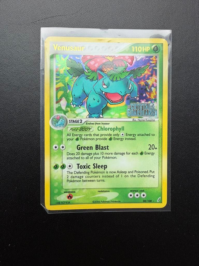 Venusaur 28/100 – EX Crystal Guardians – Near Mint, Ophalen of Verzenden, Zo goed als nieuw