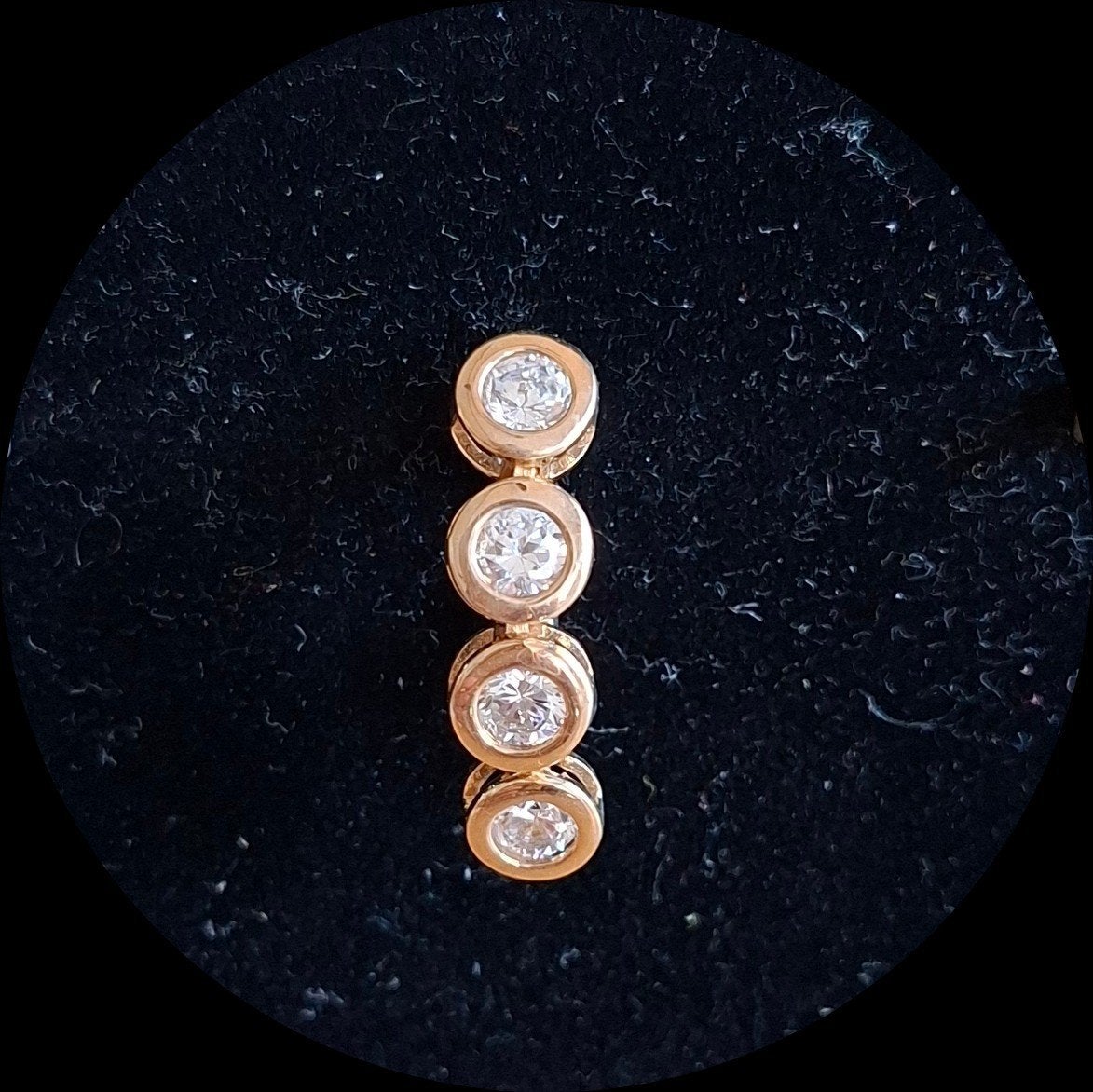 NIEUW! Partij 14k gouden navelpiercings met kristal (3), Sieraden, Tassen en Uiterlijk, Piercings, Navelpiercing, Nieuw, Ophalen of Verzenden
