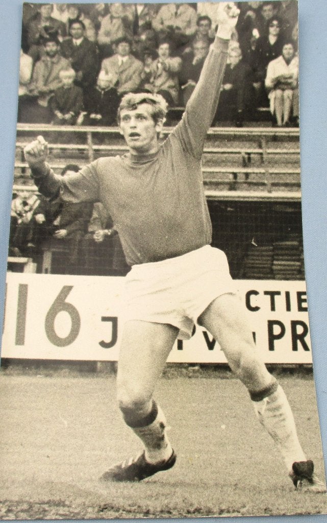 Foto Piet Keizer de voetballer 100ste treffer persfoto, Ophalen of Verzenden, Gebruikt, Overige typen