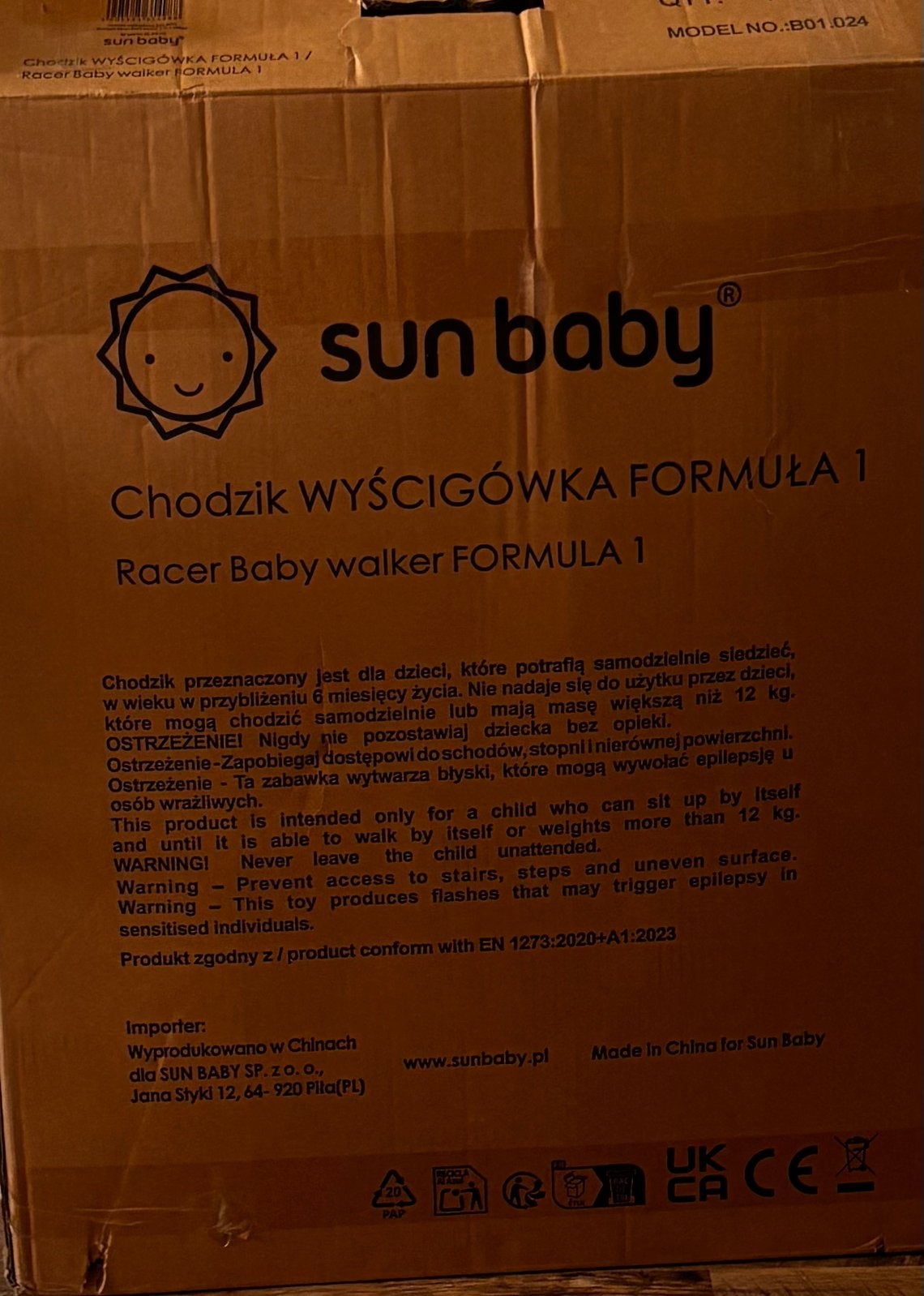 Sun baby loopstoel, nieuw in doos, Computers en Software, Monitoren, Ophalen, Nieuw, 60 Hz of minder, IPS