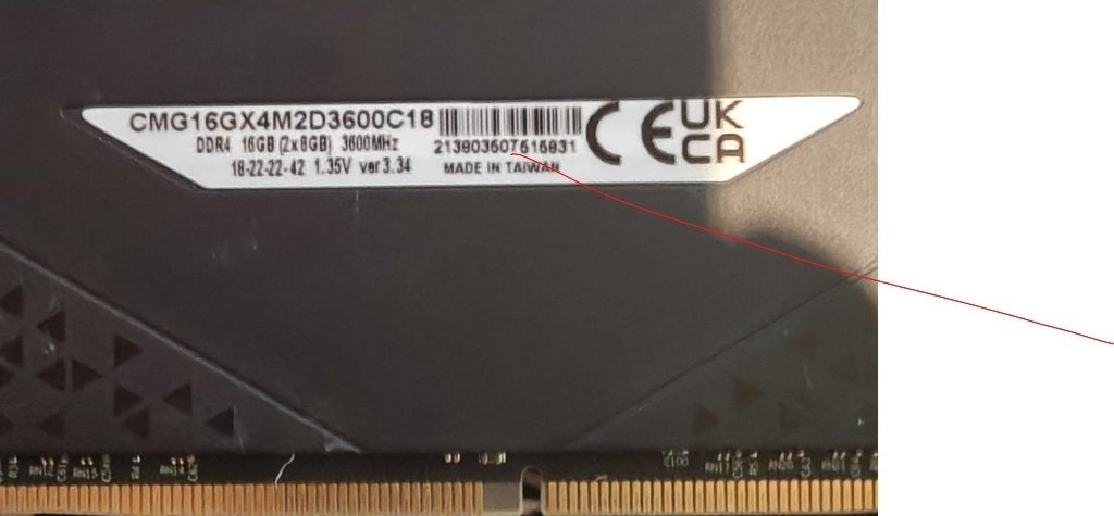 Corsair Vengeance RGB RS 16 GB (2x8 GB) DDR4 3600 MHz, Gebruikt, DDR4, Ophalen of Verzenden, Desktop