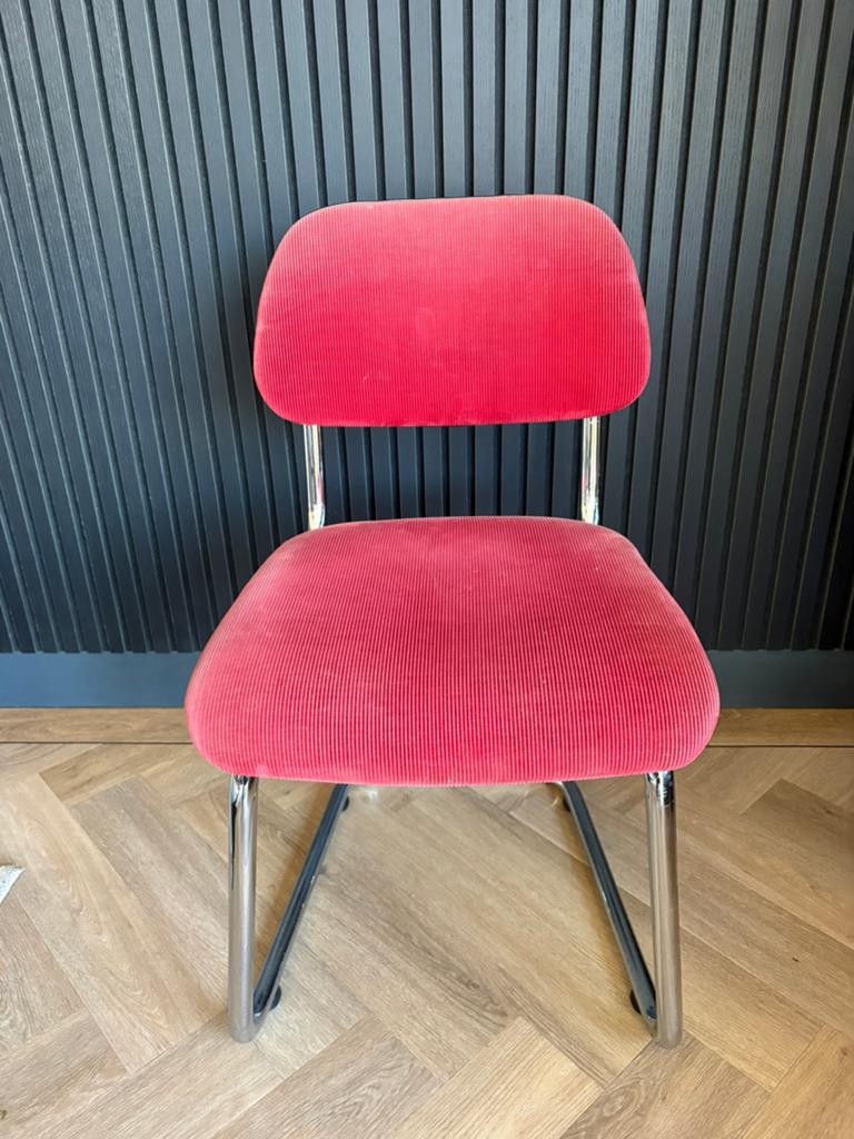 De Wit Gispen stoelen, Huis en Inrichting, Ophalen, Gebruikt, Buizenframe, Metaal