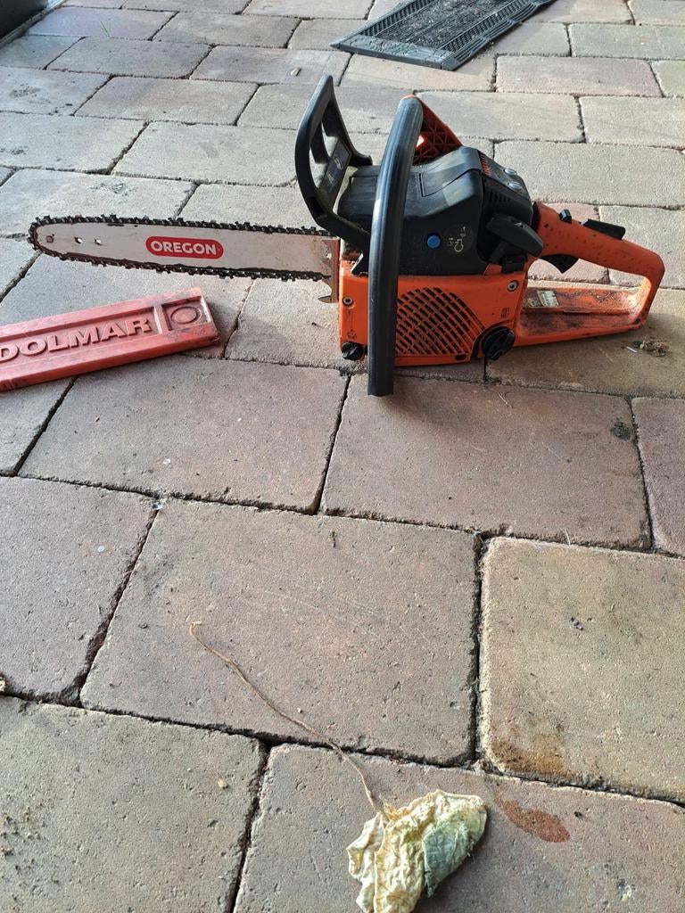 Kettingzaag dolmar., Tuin en Terras, Hand-tuingereedschap, Ophalen of Verzenden, Gebruikt
