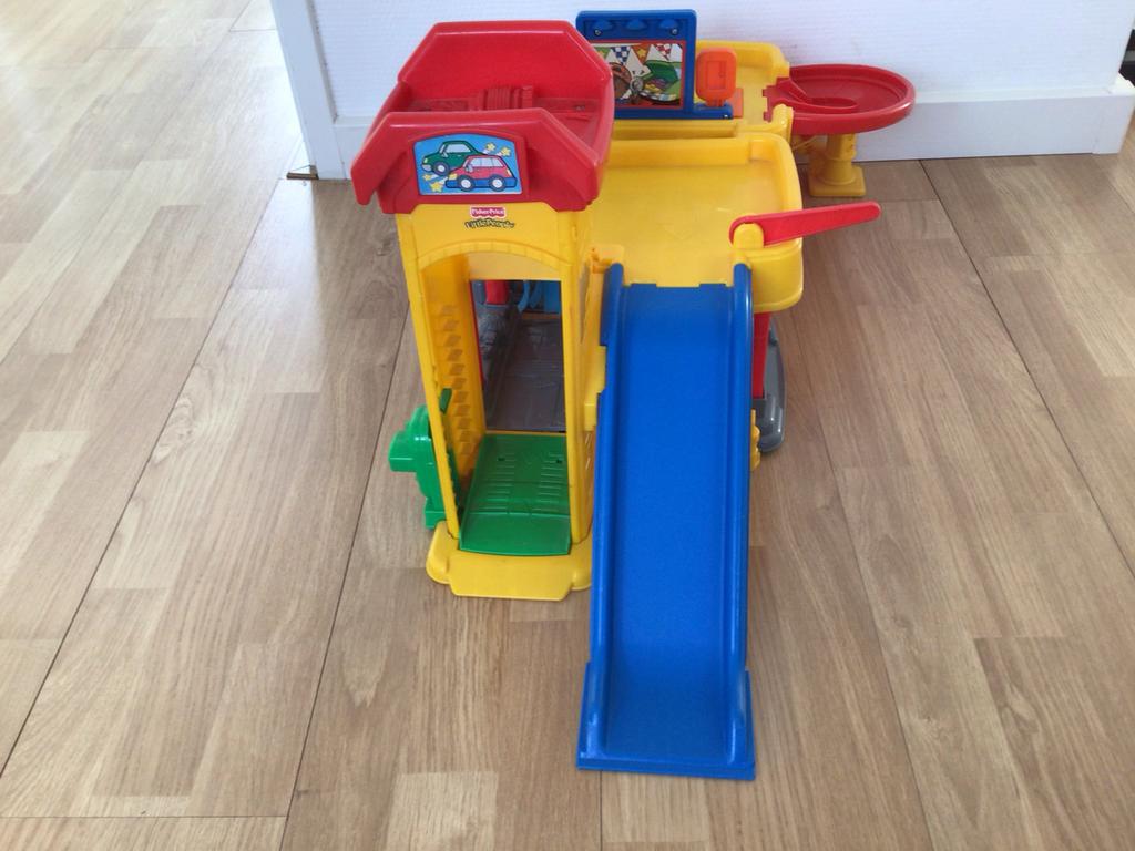 Fisher-Price Little People Garage, Ophalen, Gebruikt, Overige typen, Met geluid