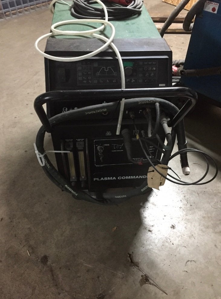 Migatronic plasma commander plasmalasmachine ac dc, Ophalen, Gebruikt, 150 tot 250 ampère, Tig